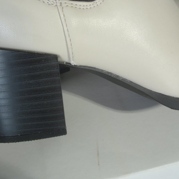 A New Day Bone Colored Itzel Style Ladies Boots Size 6.5 - Picture 5 of 7